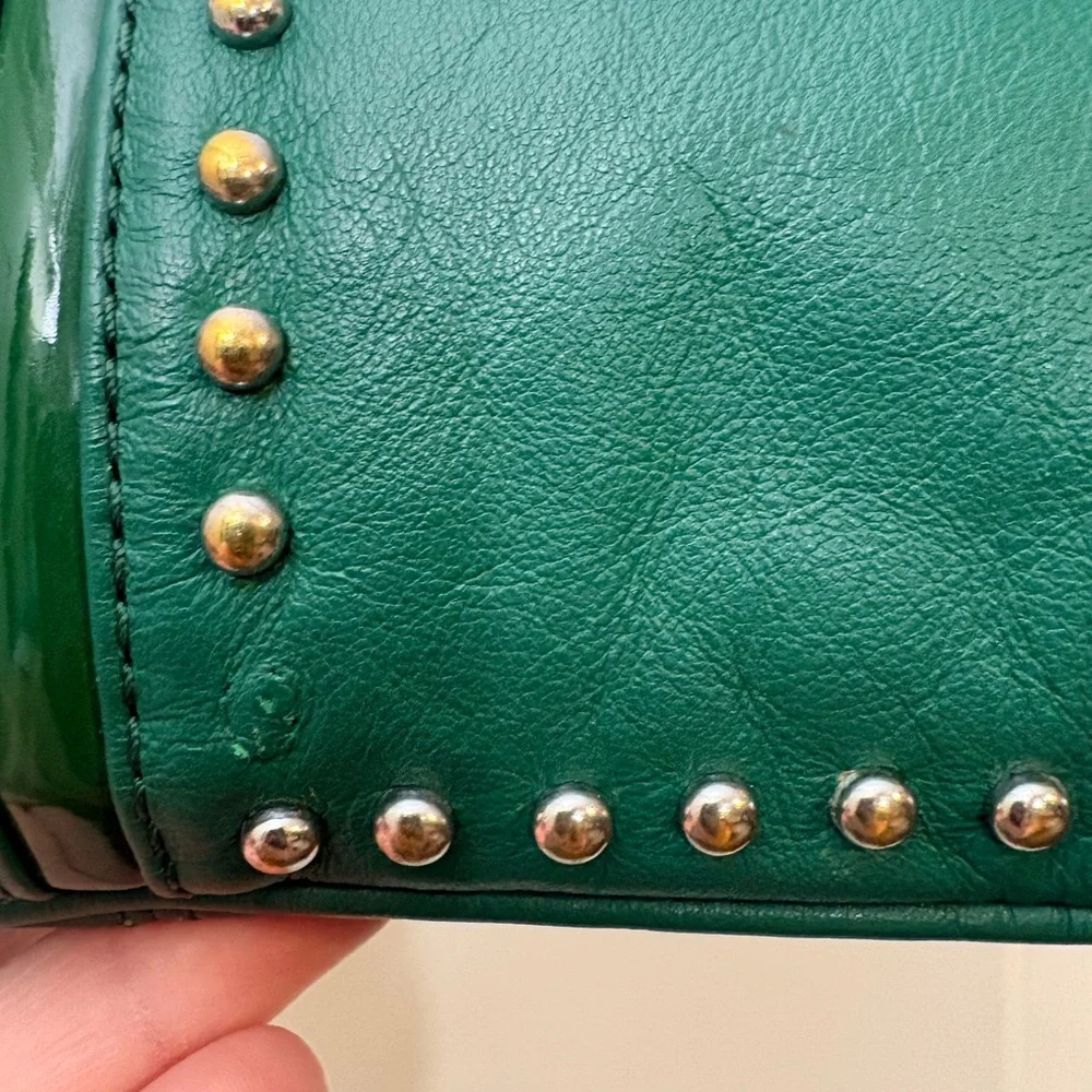 💚 Brighton Emerald Green Leather Crossbody